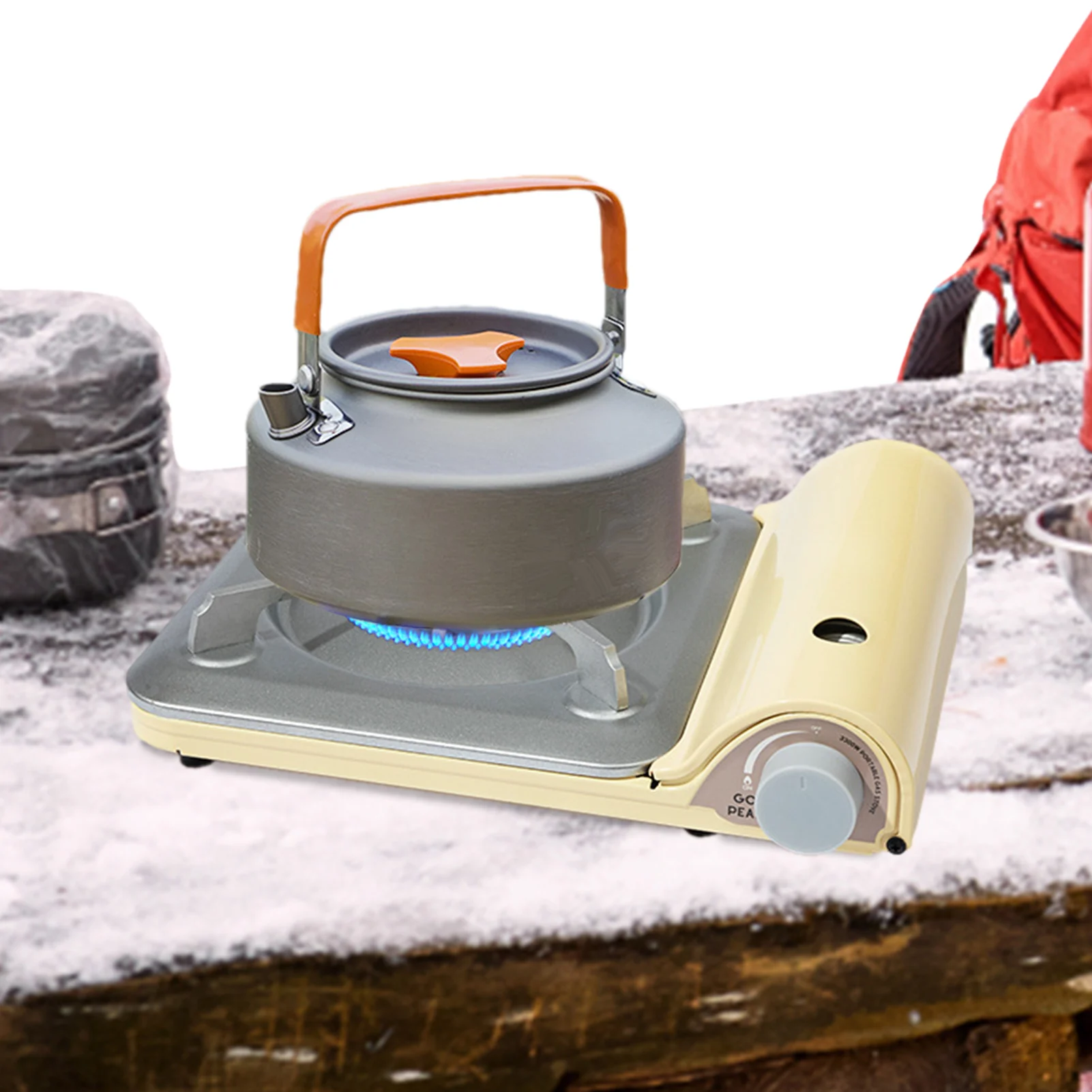 

Cassette Burner Lightweight Stove Kitchen Equipment Wind-Resistance Burner For Outdoor Ing Hiking Cooking