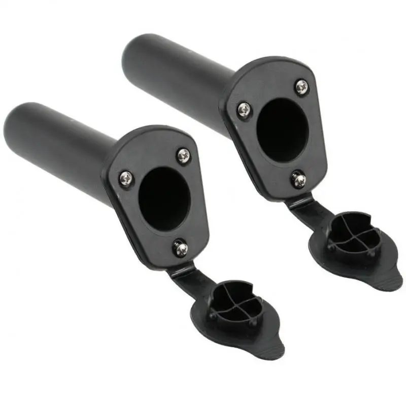 

2 Pieces Flush Mount Fishing Boat Rod Holder And Cap Cover For Kayak Pole