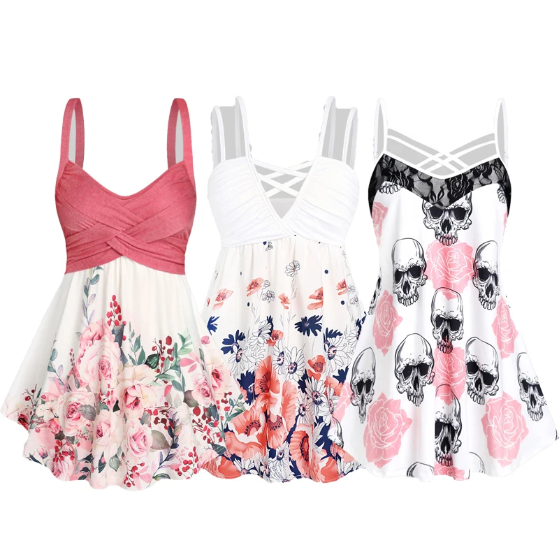Женские топы с принтом в виде готического черепа ROSE GAL летняя женская кофта