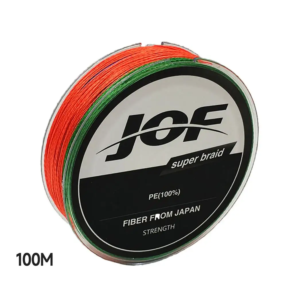 

1 Roll 100m Fishing Line 4 Strands Anti-biting Super Strength Braided Line Suitable For Seawater Freshwater