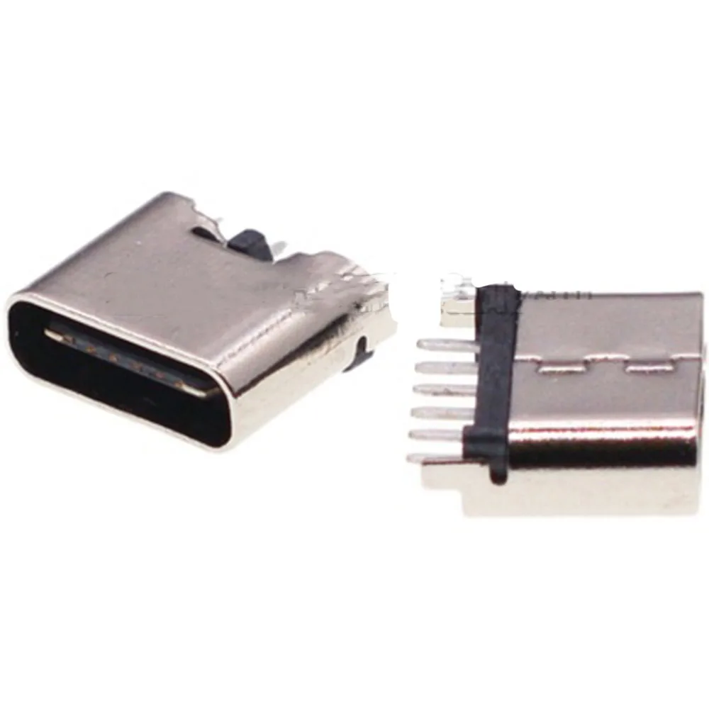 

10 шт., медные вертикальные розетки 6,8 мм