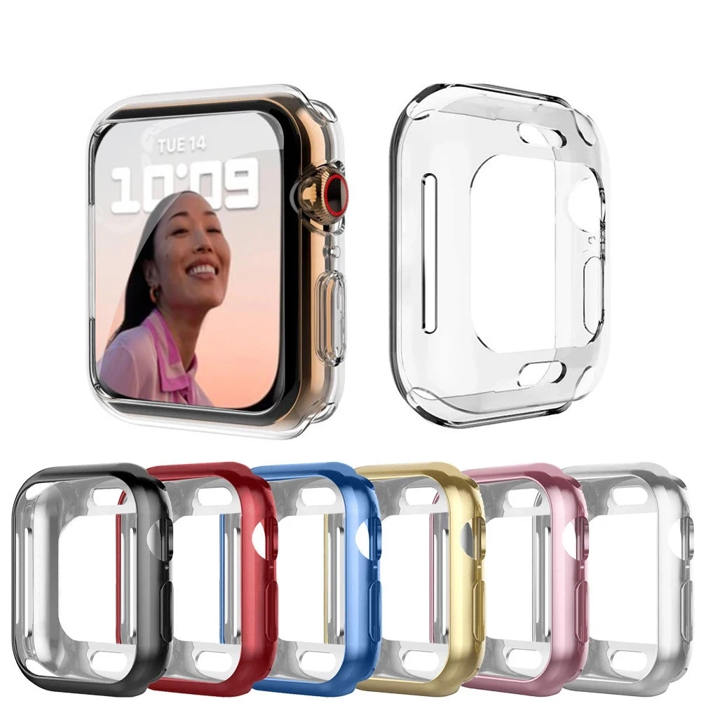 

screen protector for Apple watch case 40mm 45mm 44mm 41mm 38mm 42 Full Face Cover Bumper iwatch apple watch series 7 6 se 5 4 3