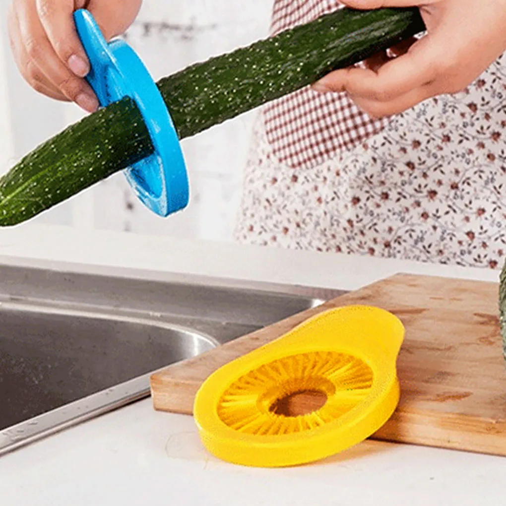 

Vegetable Wash Cleaning Brush with Handle 360 Degrees Washing Brushes Portable Gadgets Scrubber Household Restaurants