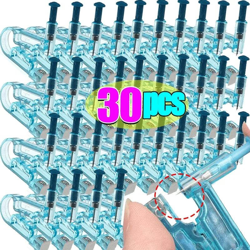 1-30 шт. синий пистолет для пирсинга ушей комплект Asepsis одноразовый здоровый