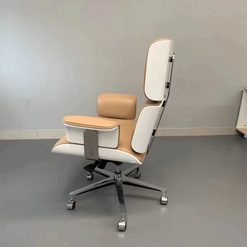 Кожаное офисное кресло кресла для коррекции осанки невагомый стол игровой стул