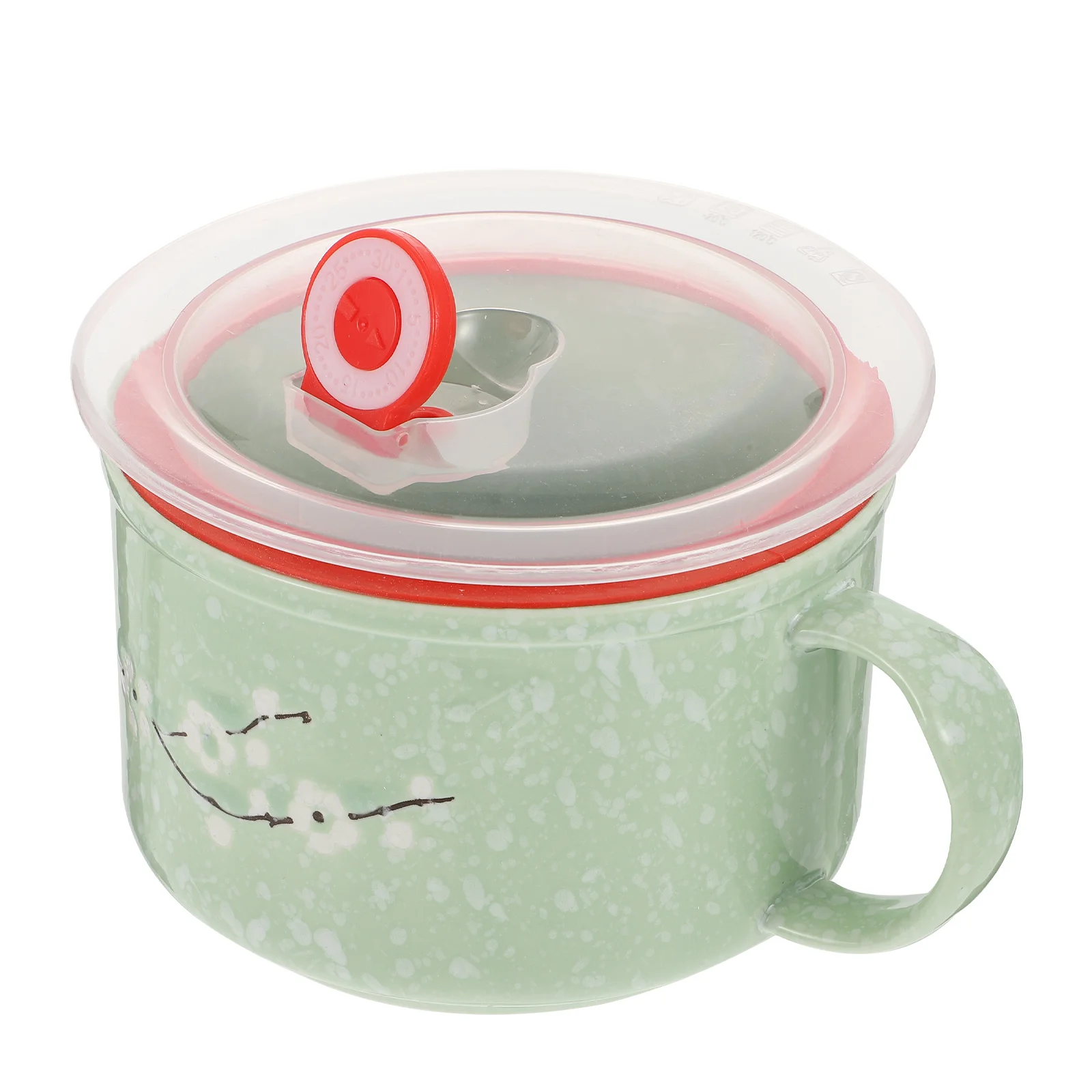 

1 Pc Creative Snowflake Tableware Ceramic Noddle Cup Durable Noddle Bowl
