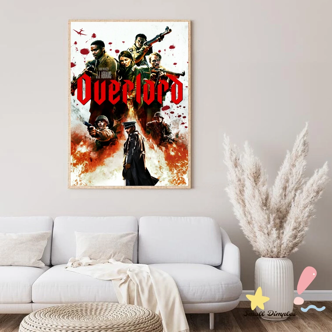 Фото Постер фильма Overlord, холст, художественный принт, украшение для дома, настенная живопись (без рамки) №1