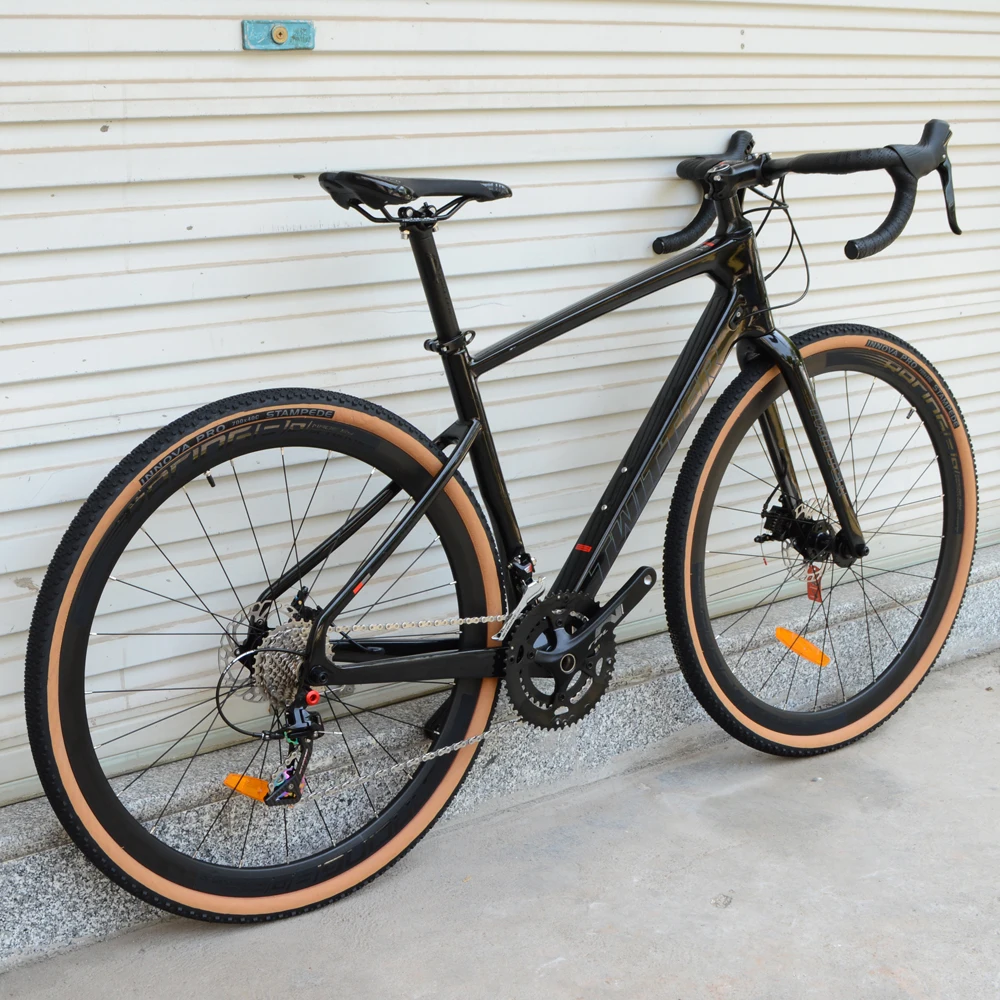 

Коллекция 2023 года, гравийный велосипед TWITTER RS-2 * 11S, внутренняя прокладка, масляный дисковый тормоз, внедорожник T900 из углеродного волокна, дорожные велосипеды 700 * 40C велосипед