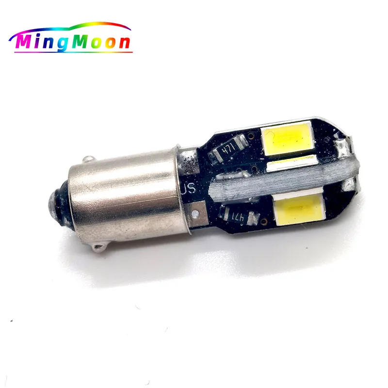 

200pcs/lot New Canbus BA9S led canbus 8SMD 5630 5730 ba9s t4w LED Bulb Vehicle Car Canbus Light led T10 194 8SMD 5730 Led Bulb