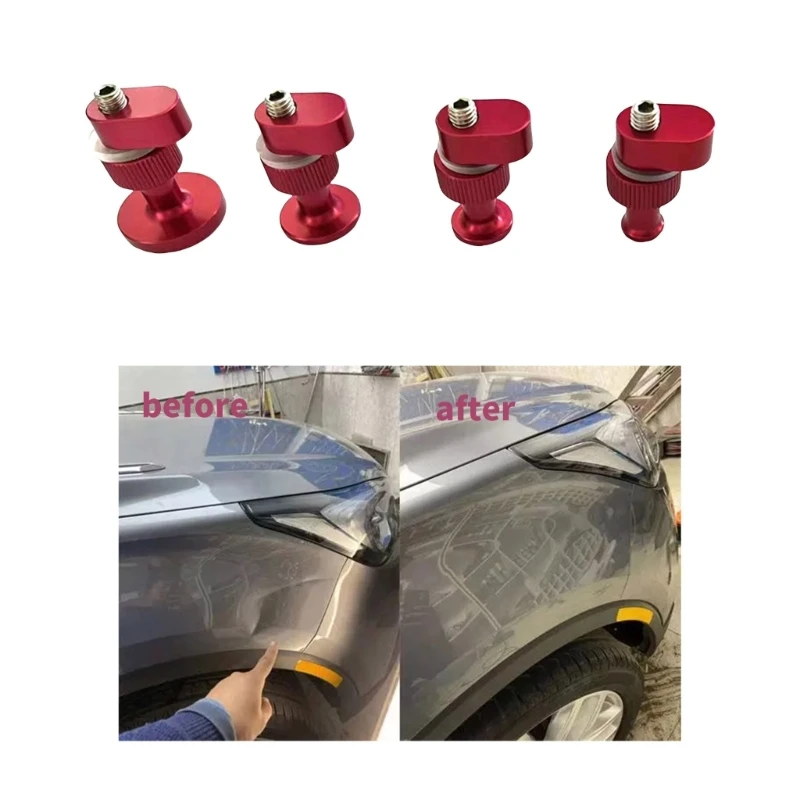 SZYU 4 шт. автомобильный ремонт вмятин Dent Iinesdent выравнивающий алюминиевый круглый