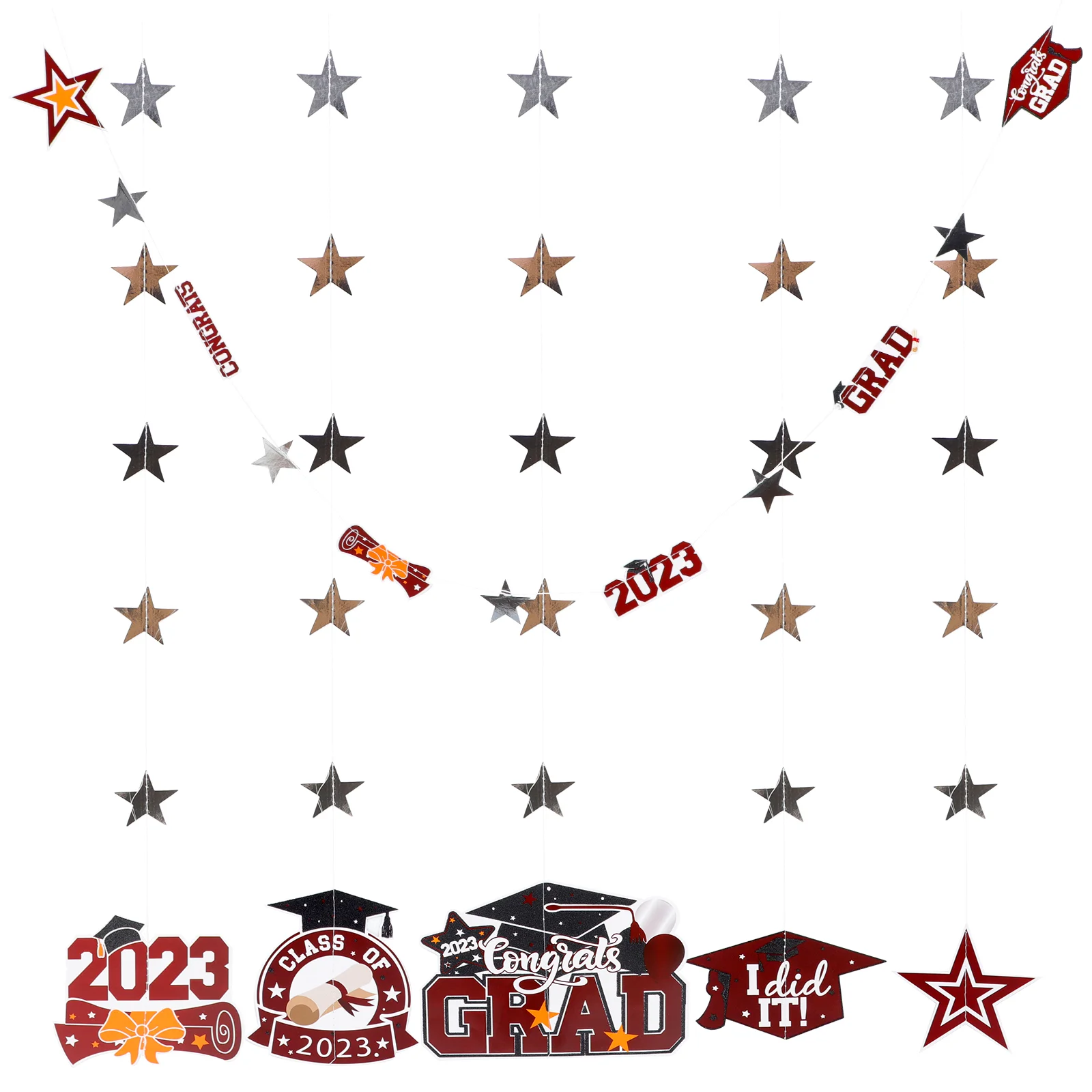 

Class Of 2023 Background Creative Paper Graduation Party Banner Hanging Banner Pendant