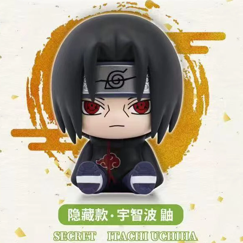 Фото Оригинальная коллекционная фигурка EAKI NARUTO Shippuden Sticky Sit Series Blind Box: Наруто Узумаки, Саске Учиха, аниме-фигурка, загадочная коробка, модель-украшение №4