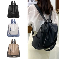 fashionable backpack women simple casual handbags girls kawaii shoulder bags female portable visiting bag weekend travel bag