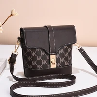 traveasy 2022 new fashion flap hasp bag women houndstooth pattern hard pu leather casual lady shoulder bags cross body