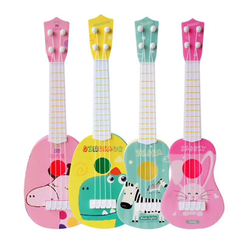 

Funny Ukulele Musical Instrument Kids Guitar Montessori Toys for Children School Play Game Education Christmas Birthday Gift