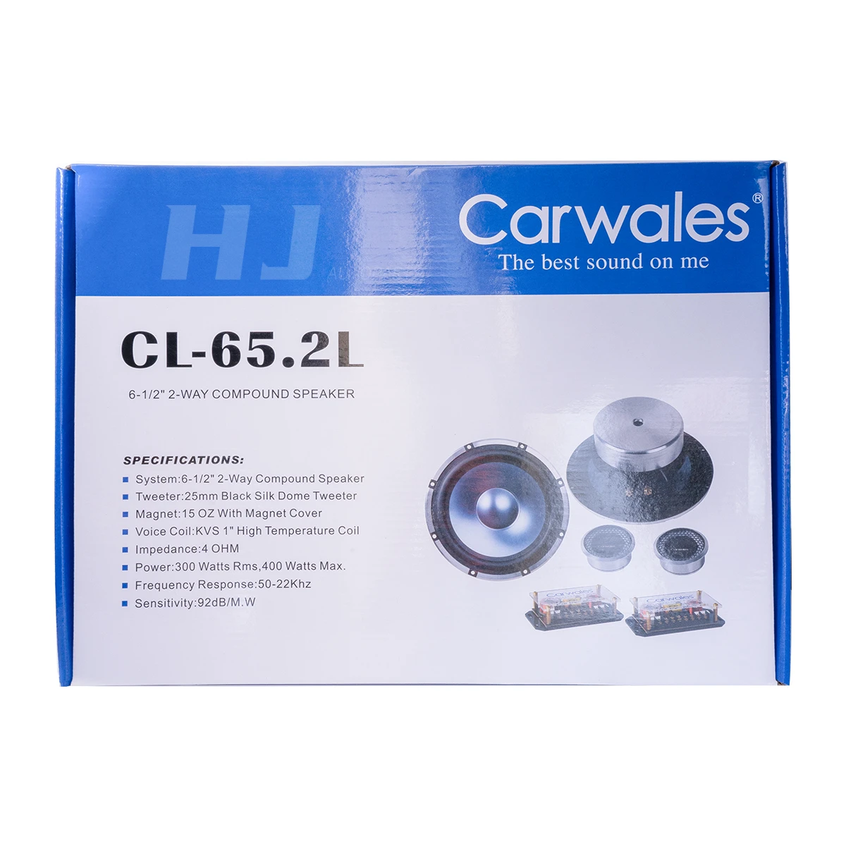 Автомобильный 2-полосный аудиодинамик 6 5 дюйма 1 комплект динамик