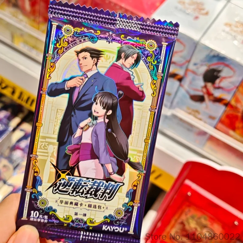 Фото Коллекционные карточки KAYOU Ace Attorney: Изысканный набор Deluxe, 1-е издание, аниме-карточки, подарок, игрушка, аниме-атрибутика №1