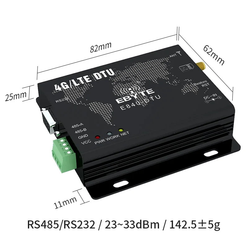 COJXU E840-DTU(GPRS-03) GPRS Transceiver Module RS232 RS485 GSM Wireless Transmitter Quad-Band 850/900/1800/1900MHz Reciever