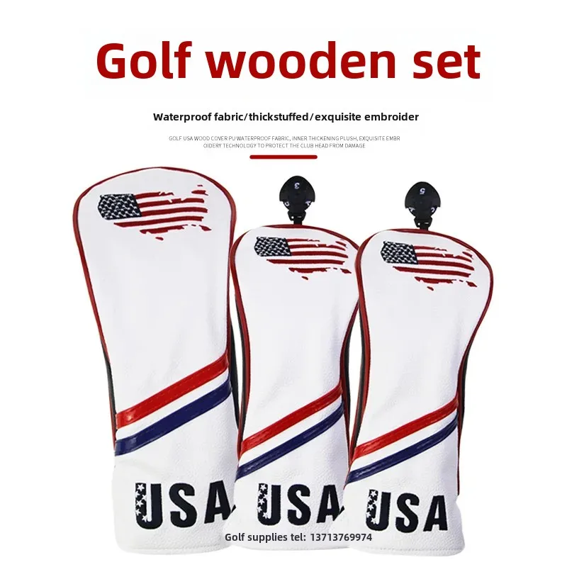 Водонепроницаемый чехол для вала клюшки гольфа из искусственной кожи защитный