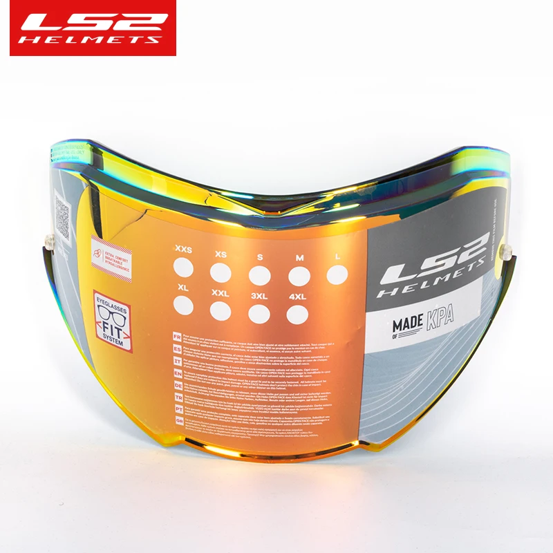 

LS2 FF900 helmet visor is only suitable for LS2 Valiant II with pin helmets shield lens