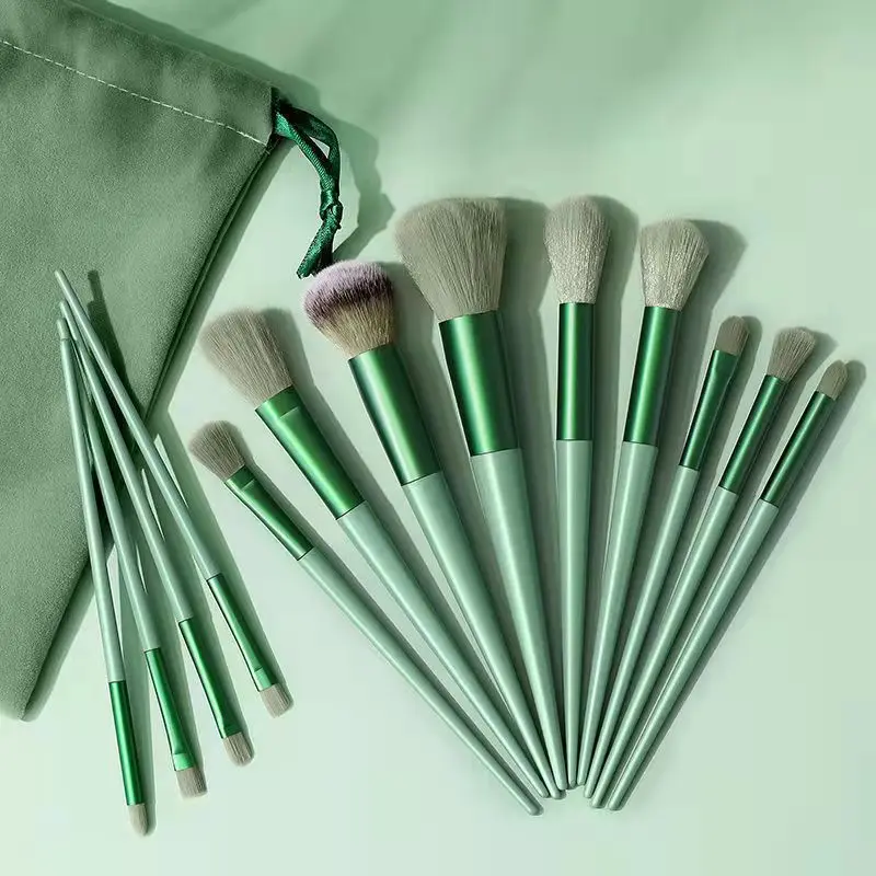 

13pcs Soft Fluffy Makeup Brushes Set For Cosmetics Foundation Powder Brush Eyeshadow Kabuki Blending Makeup Beauty Tools Kits