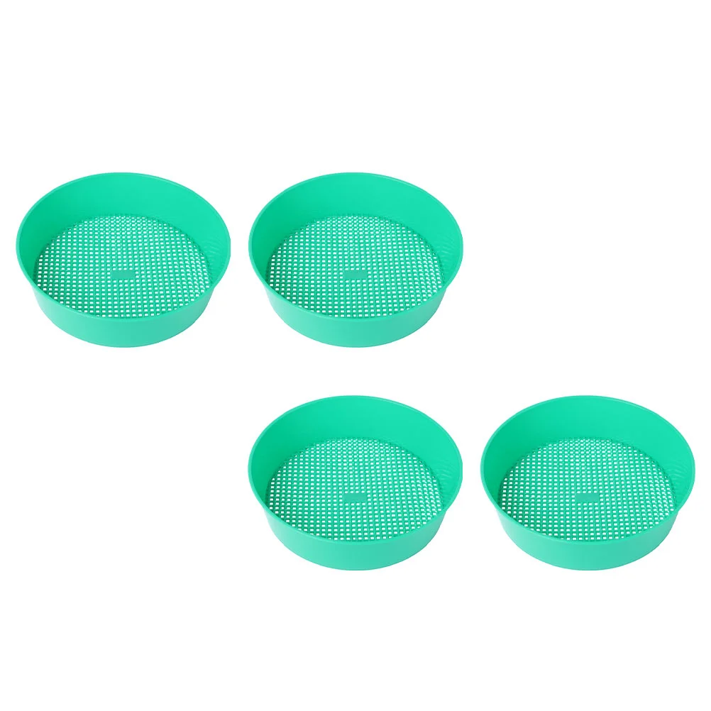 

Sieve Garden Sifter Soil Pan Sifting Sand Mesh Sieves Plastic Classifier Screen Riddle Tool Gardening Beach Large Toys Filter
