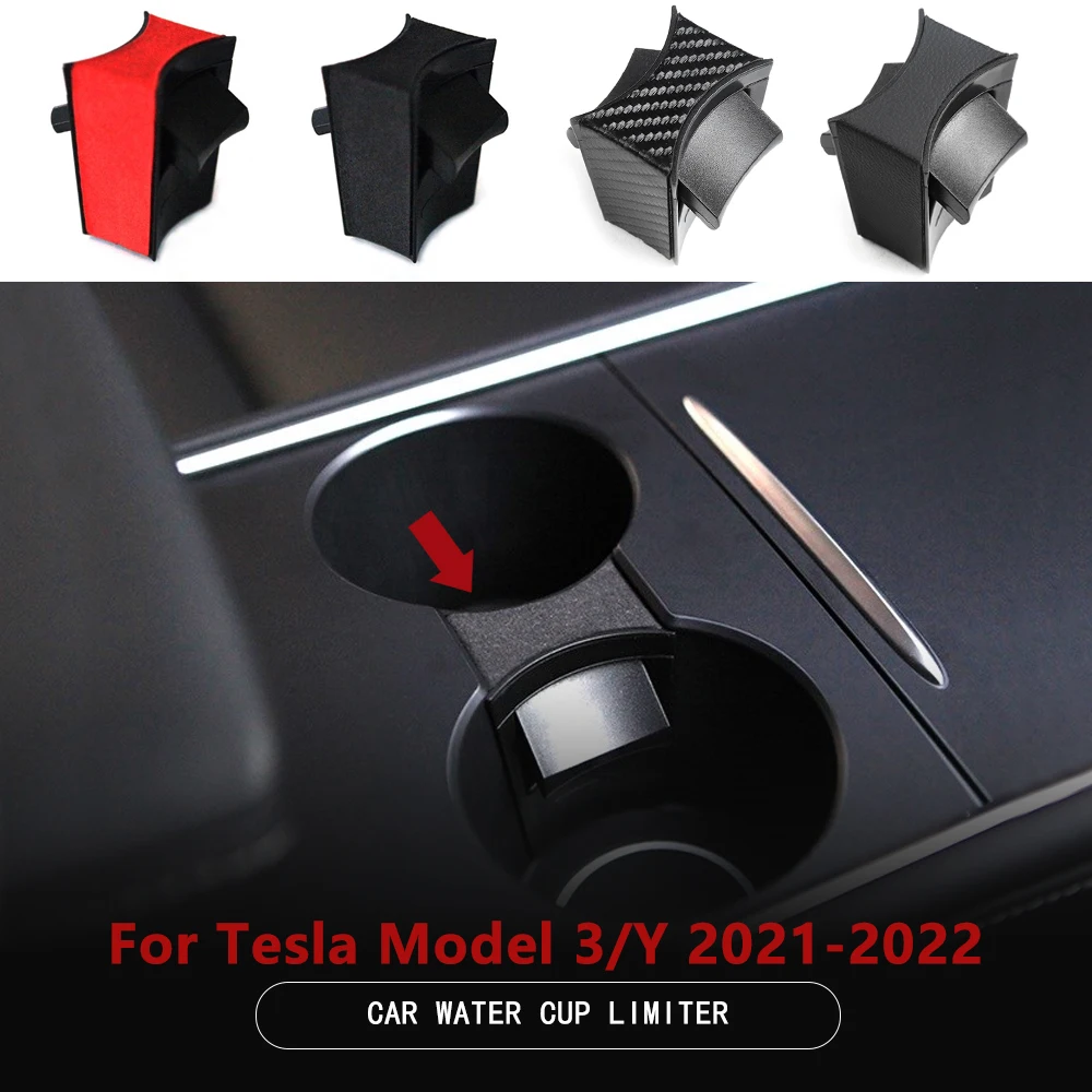 

Model3 For Tesla Model 3 Model Y Central Control Water Cup Limiter Fixed Drink Holder Car Interior Accessories 2022 2021