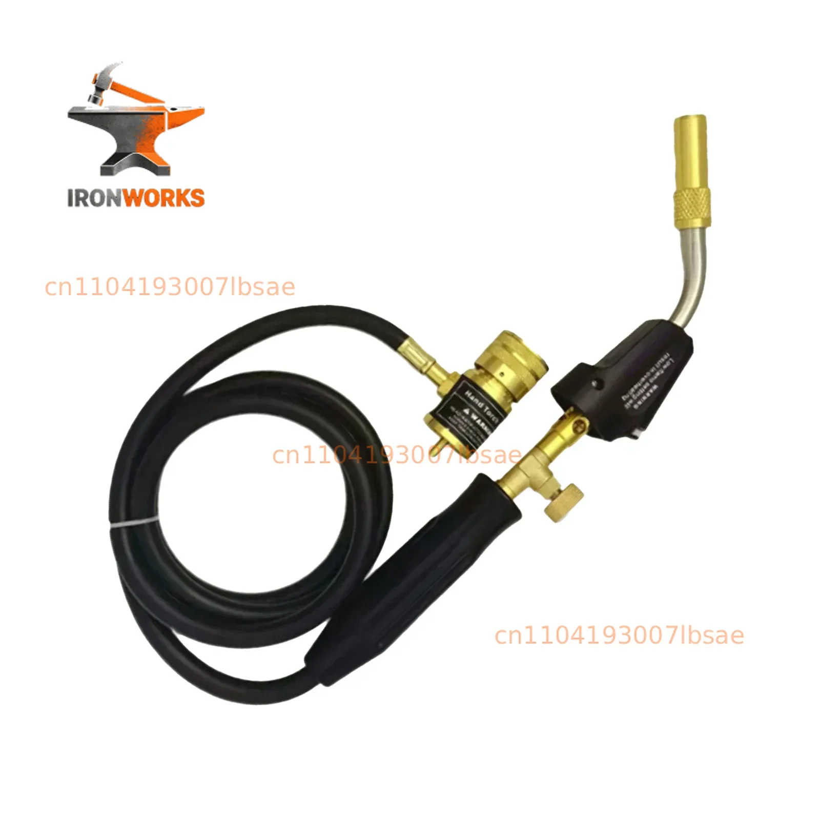 Фото Многофункциональная газовая горелка (1 шт.) с 1,5-метровым шлангом, двойной регулировкой, для пайки и приготовления пищи №4