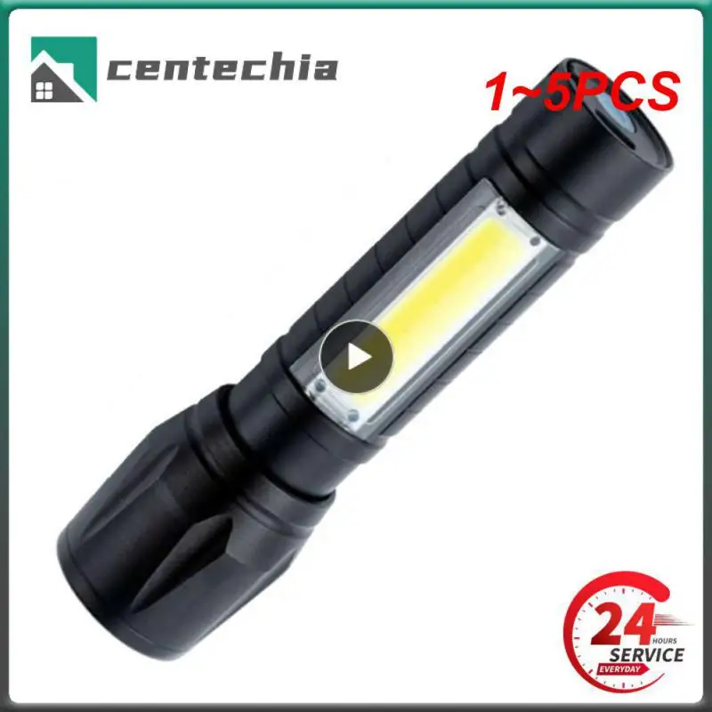 

1 ~ 5 шт., портативный мини-фонарик COB + XPE