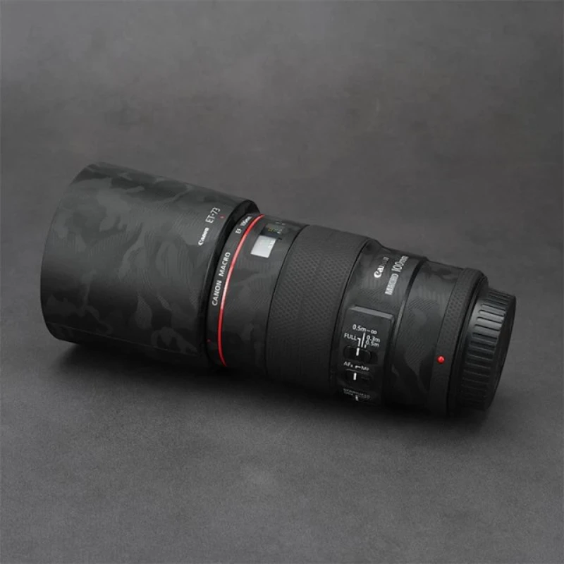 Для Canon EF 100 мм F2.8 L IS USM макро-наклейка на объектив камеры с защитой от царапин