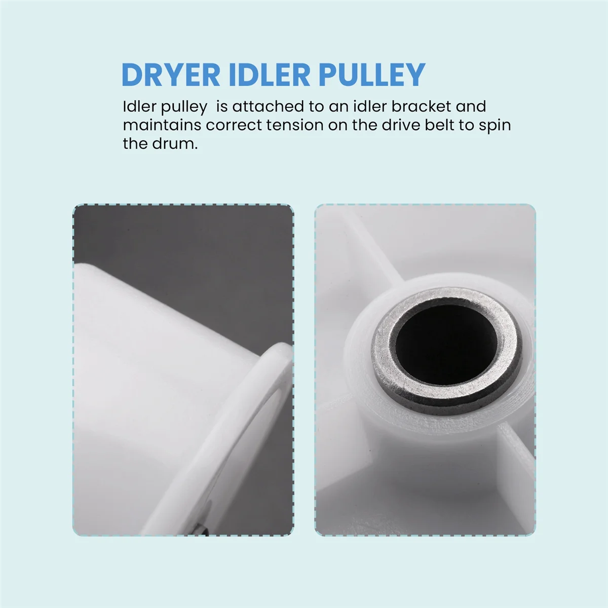 Направляющая для сушилки 6-3700340 подходит джакузи Crosley 33001783 AP6009859 PS11743032