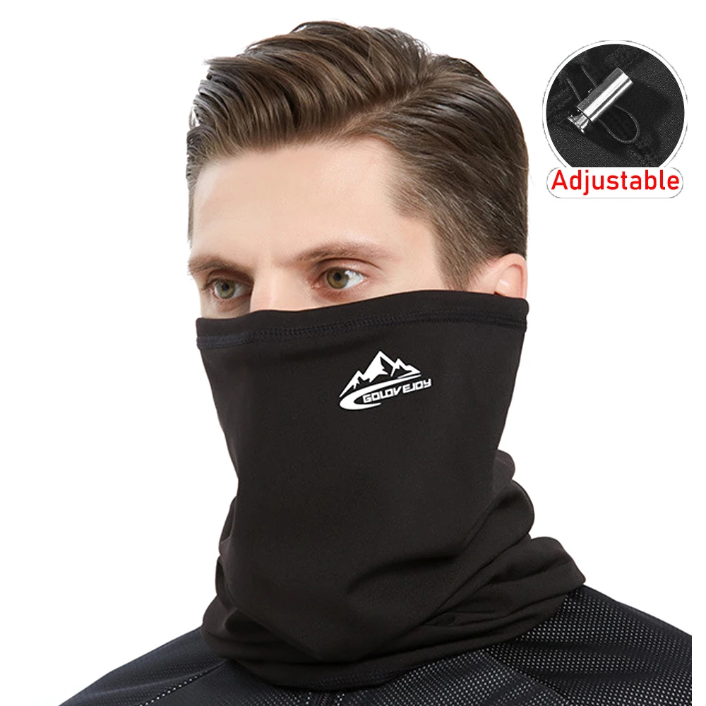 Фото Winter Balaclava Ski Mask Mens Hood Scarf Neck Cover Warmer Tube Gaiter Cycling Hiking Motocycle Bandana Headwear Unisex Outdoor №2