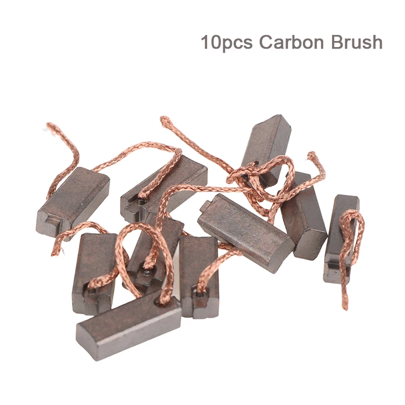 

10pcs 5*7*19mm Electric Generator Carbon Brushes Car Alternator Power Tools Car Regulator Low Copper