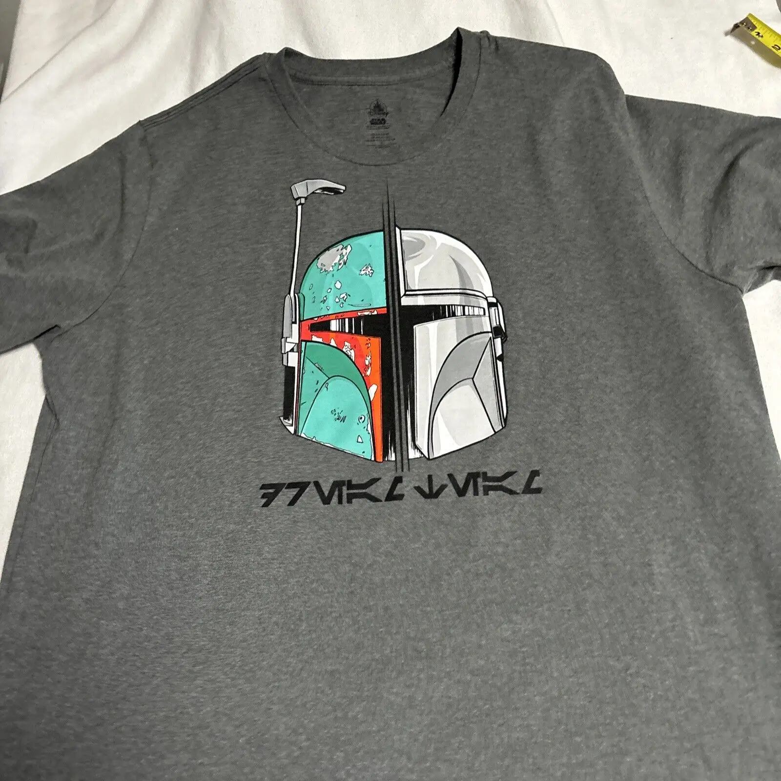 Большая серая футболка унисекс Mando &amp T