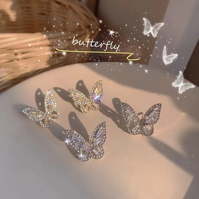 

European and American cross-border hot selling personality temperament sweet butterfly earrings