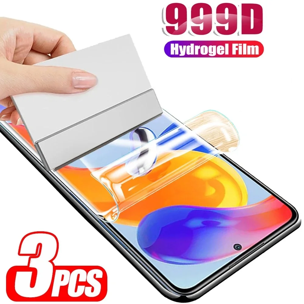 

3PCS Protective Film For Xiaomi Redmi Note 12 4G Hydrogel Film Screen Protector For Redmi Note12 4G 6.67" Not Glass