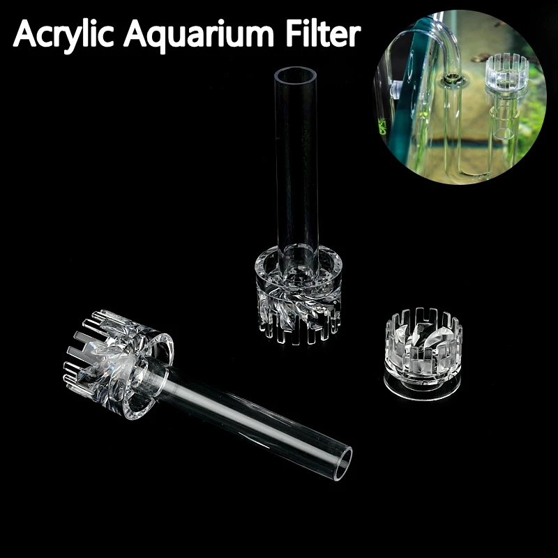 Акриловый аквариумный фильтр-скиммер для аквариума входной Выпускной трубный