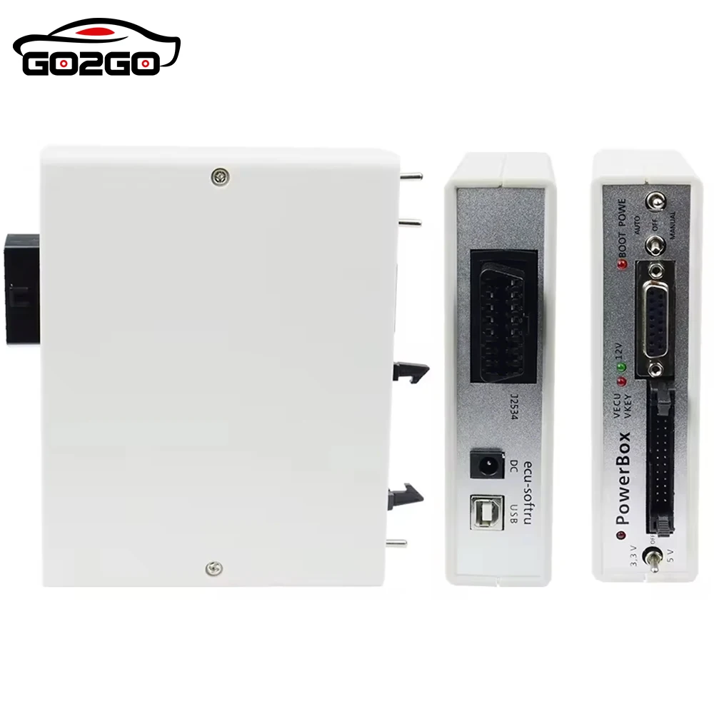 KTM FLASH JTAG Power Box Программатор ECU-Soft через J2534 работает 3 режима Зеленый светодиод