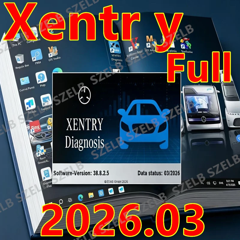 Фото Новое диагностическое программное обеспечение XENTRY 2026.03 для Mercedes-Benz: полная установка ПО (vediam.o/d.ts/w.is/e.pc) №1