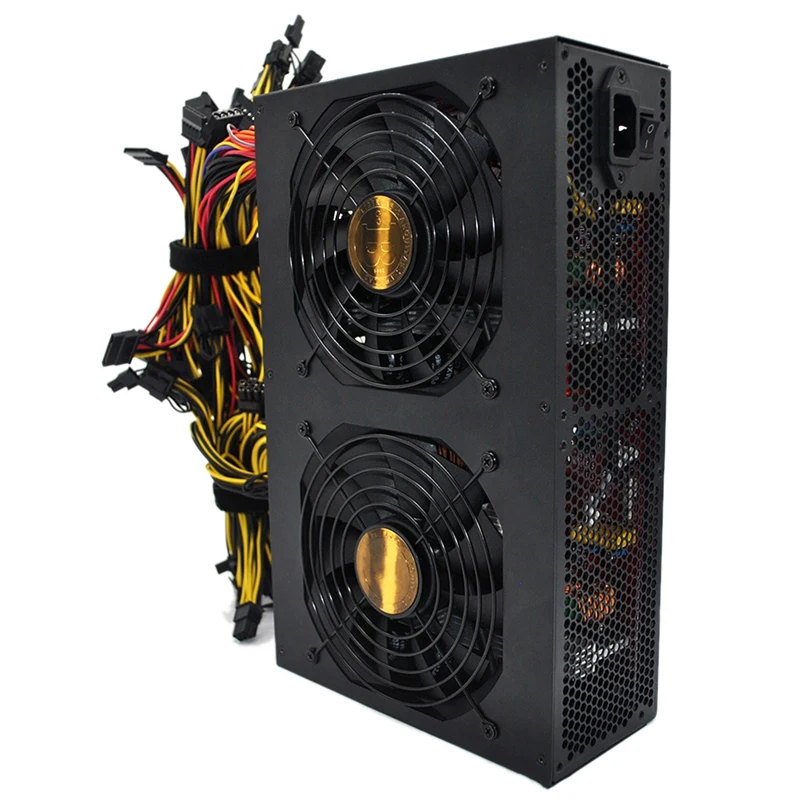 

3600W ATX PSU Power Supply Bitcoin Miners Psu PC Power Supply 12 Card Miner Mining Rig BTC ETC Mining Power Supply