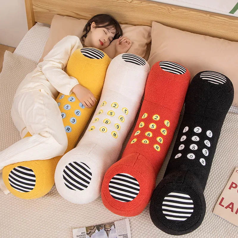 

90cm Cartoon Simulation Phone Plush Pillow Toy Creative Home Decor Ornaments Cute Plushies Cushion for Girls Kawaii Room Decor