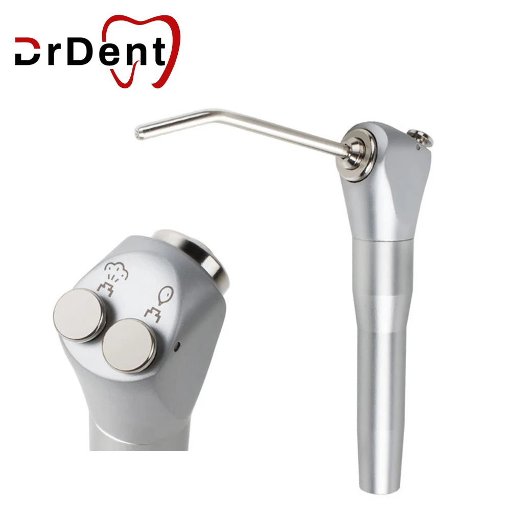 

Dental Air Water Spray Triple 3 Way Syringe Handpiece + 2 Nozzles Tips Tubes