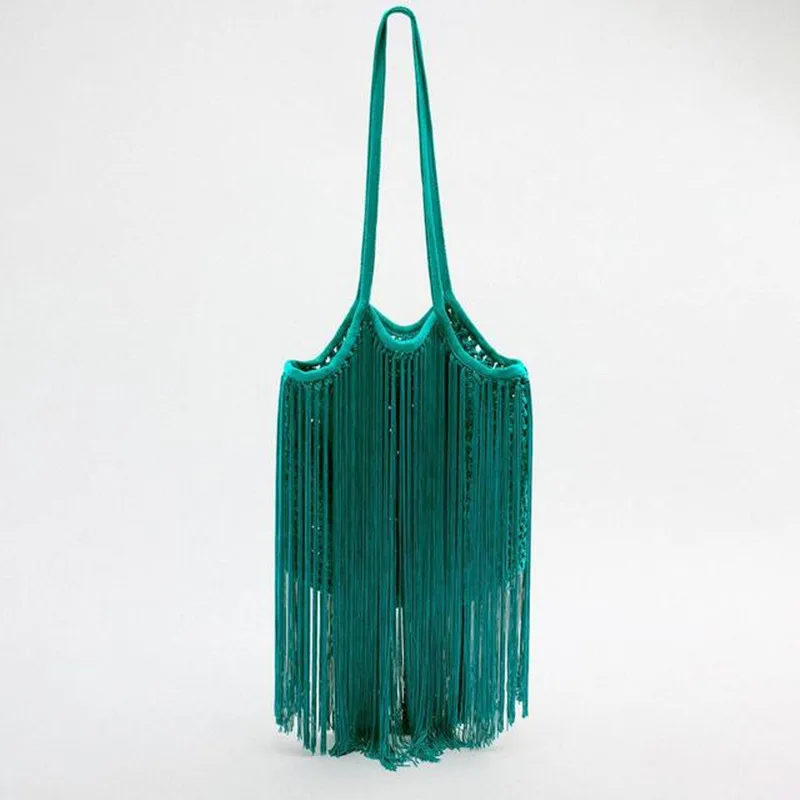 

Fashion Weave Tassel Tote Summer Beach Bags for Women 2022 Large Capacity Big Straw Shoulder Bag Lady Handbags and Purses