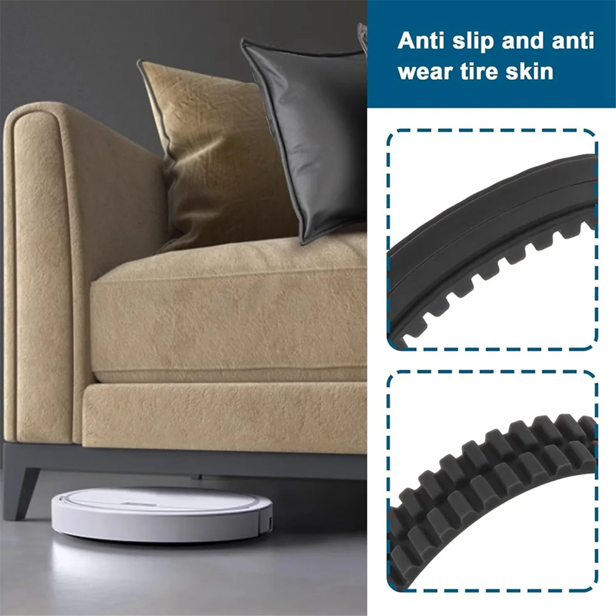 Противоскользящие колесные шины замена кожи для Eufy RoboVac 11S/11S MAX/15T/30/30C/15C/15C MAX