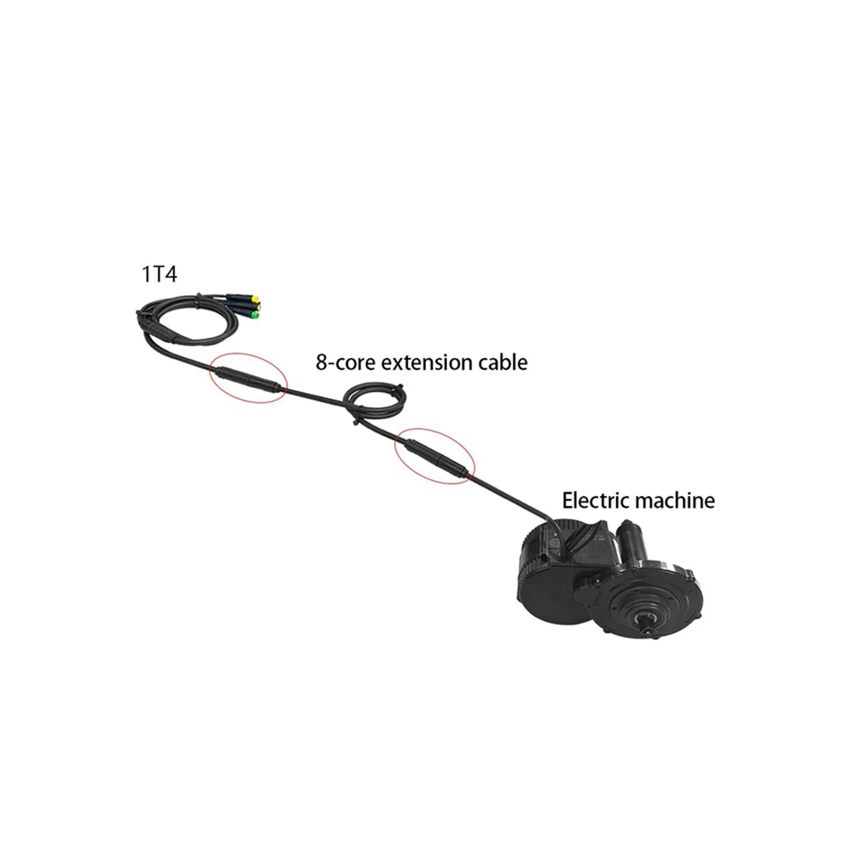 Для центрального двигателя Bafang BBS0102HD модифицированные аксессуары линия 1T4