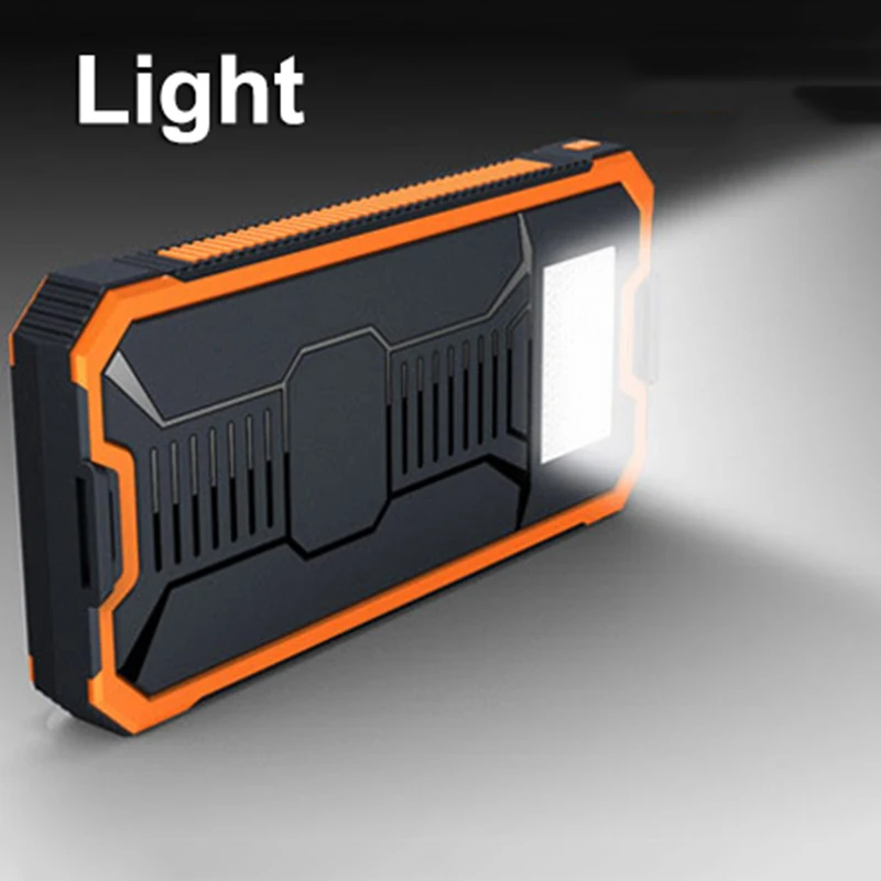 Solar Power Bank 80000mah High Capacity Portable Charger Fast Charging External Battery Charger Flashlight for iPhone Samsung