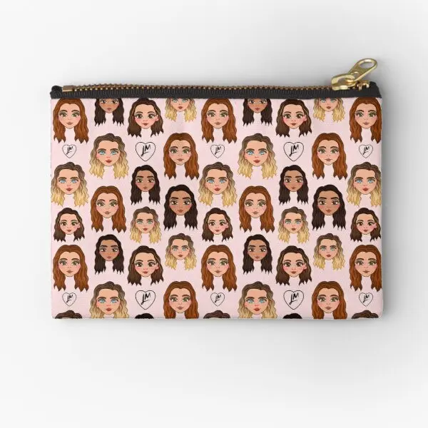 

Chibi Pattern Lm Touch Zipper Pouches Men Pure Key Bag Wallet Small Money Pocket Cosmetic Women Coin Storage Underwear Socks