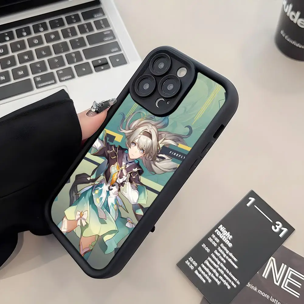 Чехол для телефона H-Honkai Star Rail Firefly для iPhone 17 Air 16 E 15 14 Plus 13 12 11 Pro Max, силиконовый, мягкий (art.: 3920dc22c5769) - 3920dc22c5769
