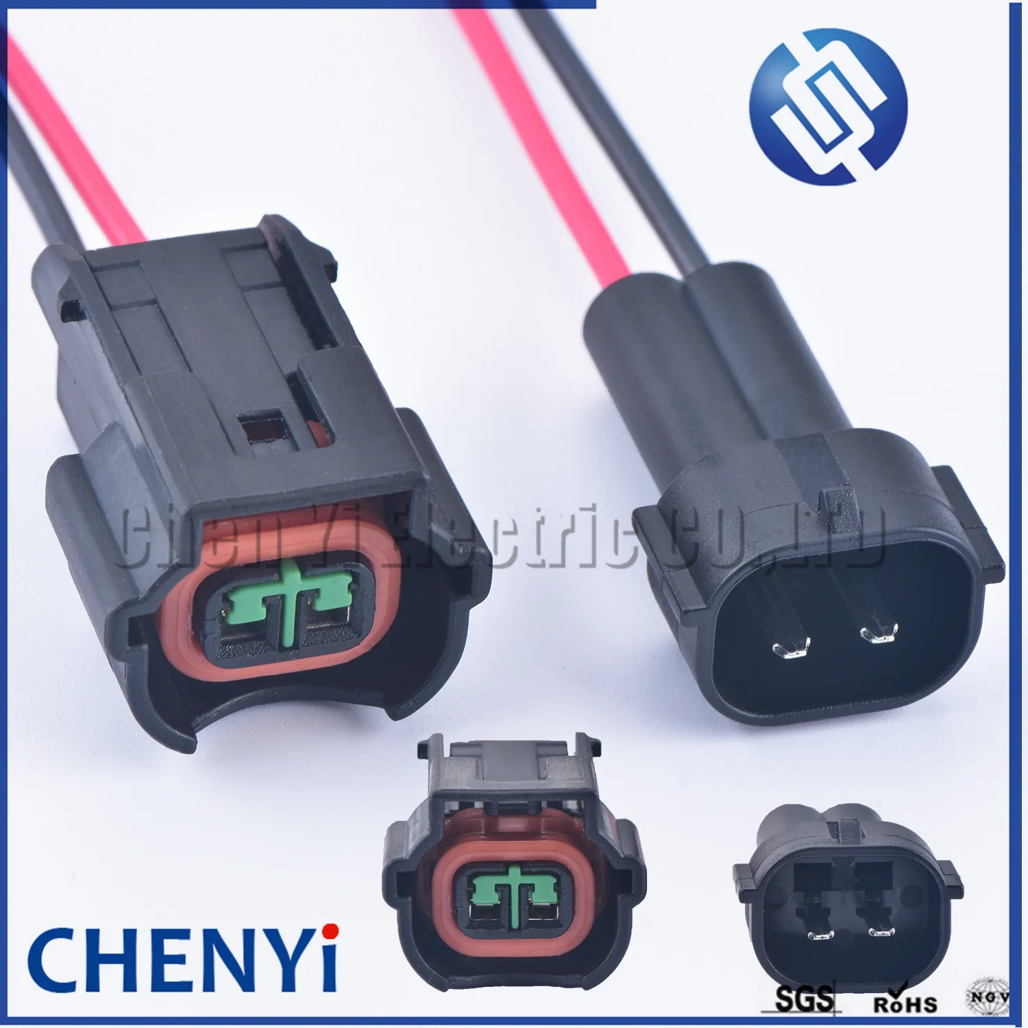 2-контактный автомобильный водонепроницаемый разъем, фоторазъем для динамика, вилка для динамика, соединитель для динамика разъем форсунок 06A973722 для Hyundai