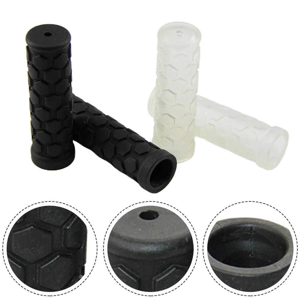 

2x Bicycle Bike Handle Handlebar Anti Slip Rubber Grip Black/Transparent For Most Bikes With 22mm Handlebars Outdoor Tools